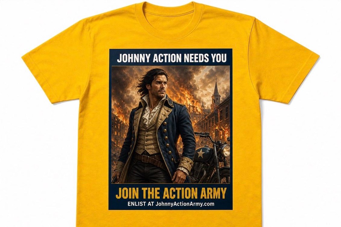 Yellow round-neck merchandise